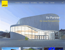 Tablet Screenshot of jaegerbau.t3.world-direct.at